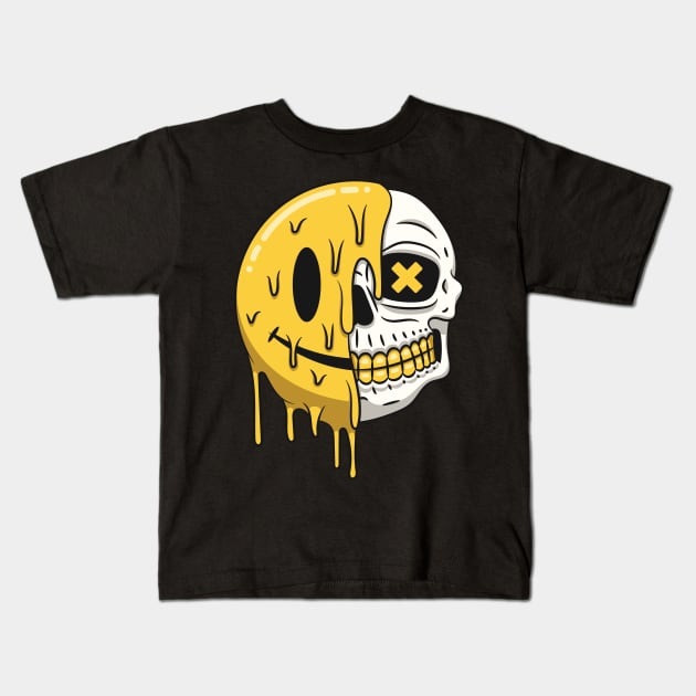 Dead Happy Kids T-Shirt by Drippn